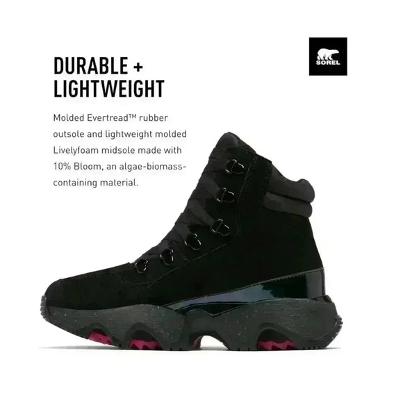 Sorel Women's Kinetic Impact Conquest Aurora Waterproof Boots Size 8.5 New! - Picture 3 of 13